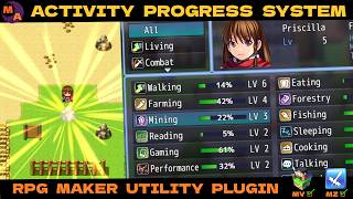 Activity Progress System - RPG Maker MV/MZ Plugin