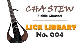 Jazz & Blues Improvisation :: Licks for Violin :: Lick Library 004 (Stéphane Grappelli)