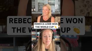 Congratulations to Rebecca Lowe on an incredible tournament! 👏 LEGEND