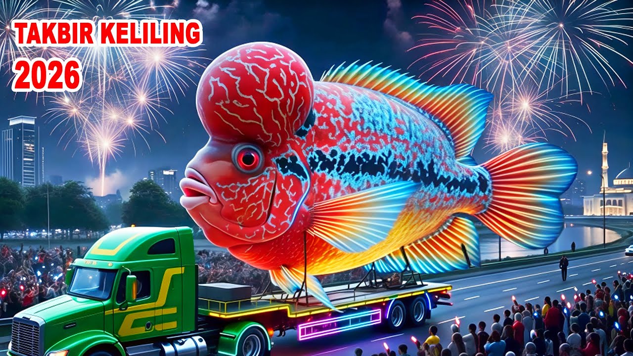 Kemeriahan  takbiran 2026 pawai takbir keliling idul fitri di luar negeri