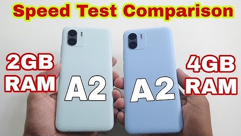 Redmi A2 (2GB) RAM vs Redmi A2 (4GB) RAM Speed Test