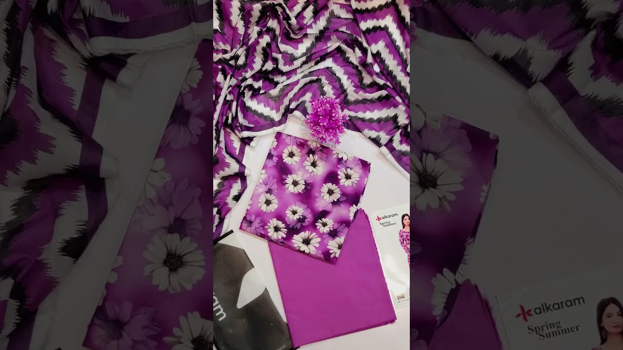 ❄️ *AL KARAM ORIGINAL💯Luxury Digital Premium Printed  AirJet Lawn Vol- 25 Price :2600