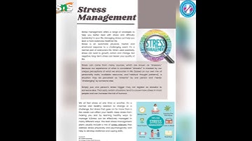 Iswariya.M/Bsc Cardiac Technology/Sns College of Allied Health Sciences/Stress management