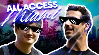 ALL ACCESS MIAMI | Double Touch Down in USA 🏈