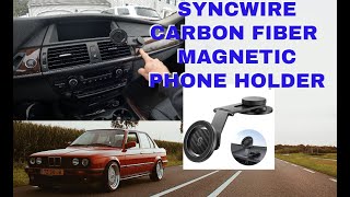 Phone Mount By SYNCWIRE Review: Installed In My BMW X5 E70 CARBON FIBER MAGNETIC PHONE HOLDER by AskTheCarExperts 398 views 4 weeks ago 8 minutes, 44 seconds