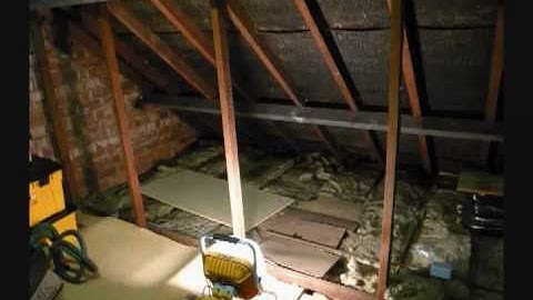 converting my attic for model trains part 1