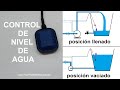 Control de nivel de agua , boya interruptor y conmutador de nivel de agua