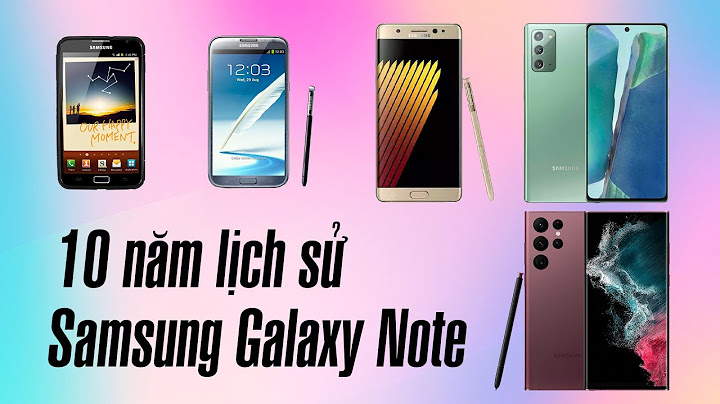 Đánh giá các dòng samsung note