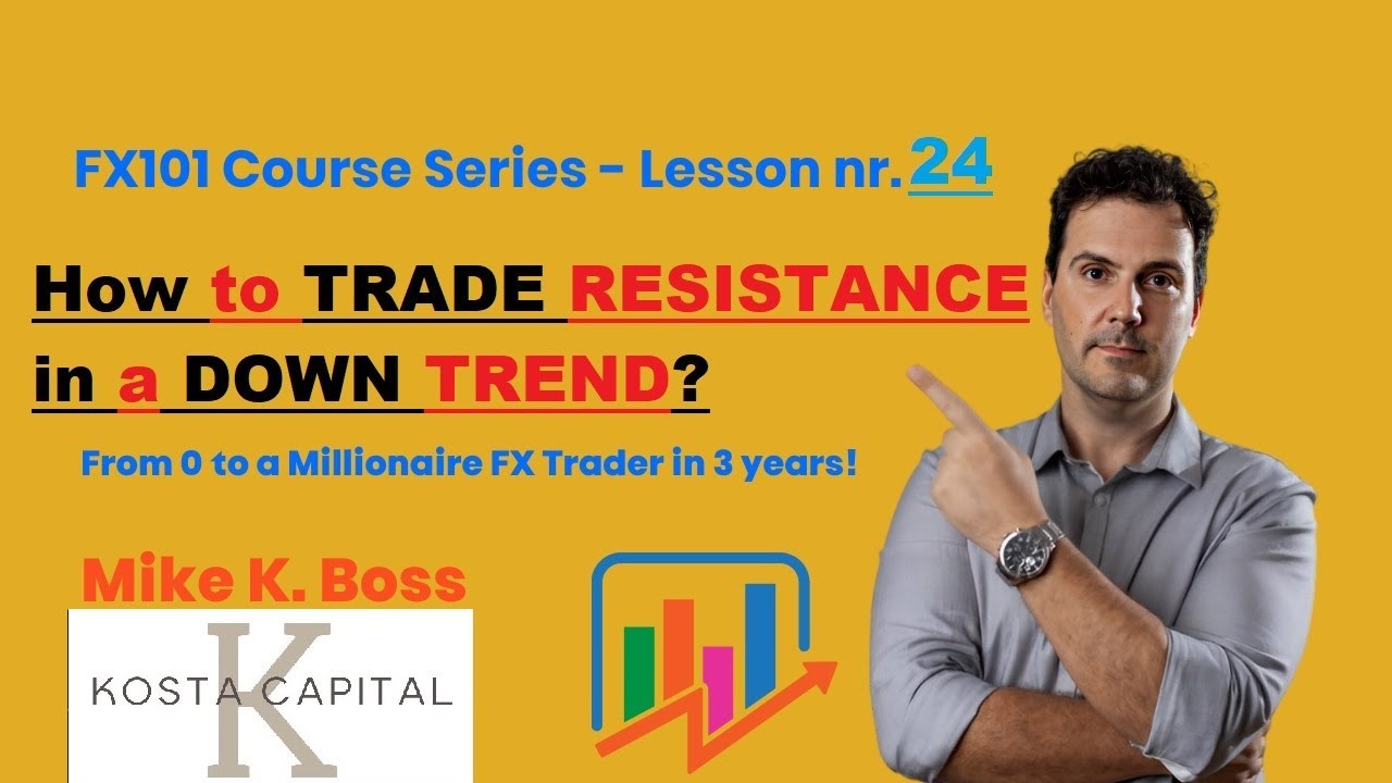 INSTITUTIONAL FOREX COURSE 101 - LESSON 24 - How to TRADE RESISTANCE in ...