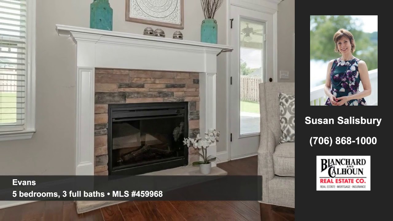 Homes for sale Evans GA 325,000 Blanchard & Calhoun YouTube
