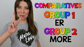 🔴 COMO USAR MORE EN INGLES 💁 COMO USAR COMPARATIVOS EN INGLES 📚 REGLAS DE COMPARATIVOS EN INGLES