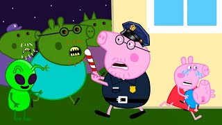 Zombie Apocalypse, Zombies And Fright Night For Peppa Pig‍♀ | Peppa Pig Funny Animation