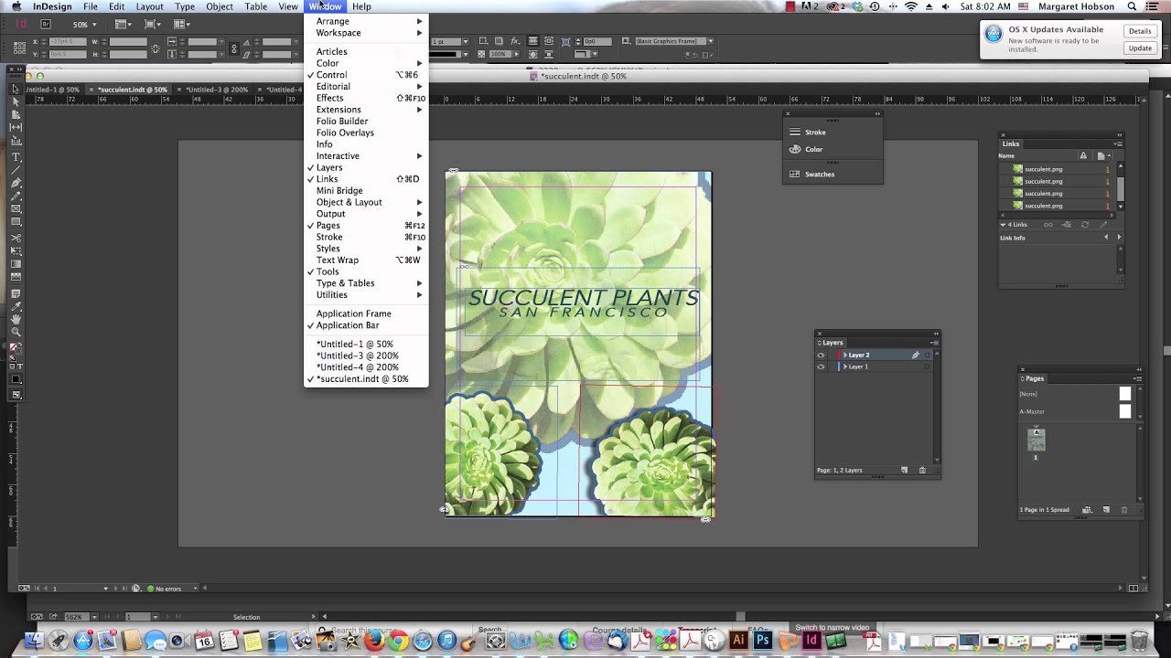 presentation mode in indesign