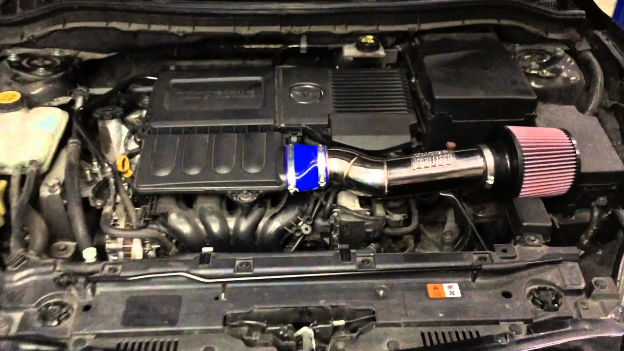 Mazda 3 air intake and exhaust system (DRIFT Xaust)! - YouTube