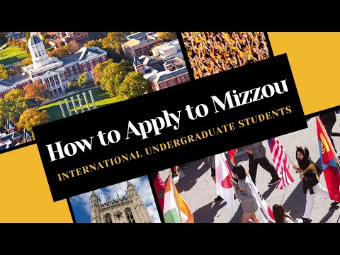 How to Apply to Mizzou