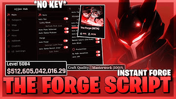The Forge Script *NO KEY* - Auto Craft, Auto Forge, Auto Mine, Instant Kill, Ore Spawner & More! ⚔️🔥
