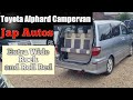 Toyota Alphard 2 Berth Campervan with Extra Wide Rock and Roll Bed