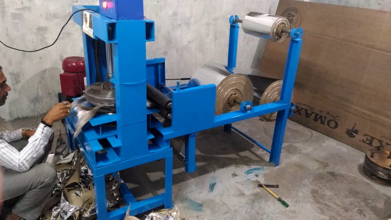 Fully Automatic paper patravali making machine JPM - 2000i - YouTube