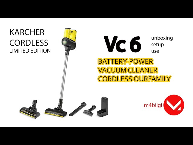 Karcher VC6 Cordless Ourfamily Limited Edition Unboxing (Battery Power  Vacuum Cleaner ) 