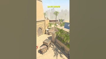 FireBox Smoke From Mid CS2 Mirage #shorts