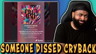 ROSS REACTS TO RYBACK DISS TRACK (CRYBACK WORDS) By @Palmer2189