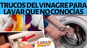 ¿Puedo poner vinagre en la lavadora?