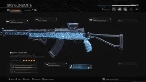 2 Shot SKS In Warzone Best SKS Setup in the game