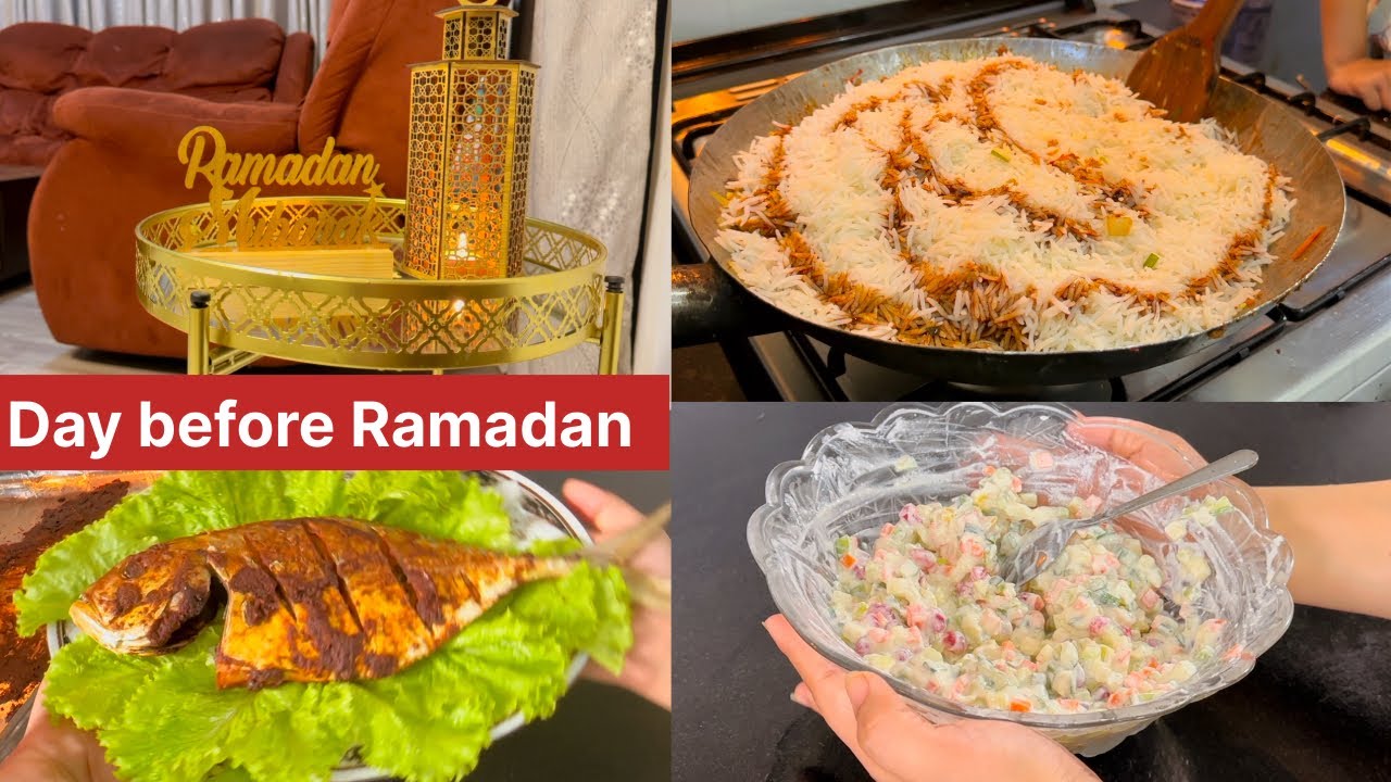 Ramadan වලට කලින් දවස.. Decoration.. Food prep.. 