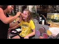 On the job Face Painting Video ~ Time lapse of 2 hours painting on the job at a high volume event