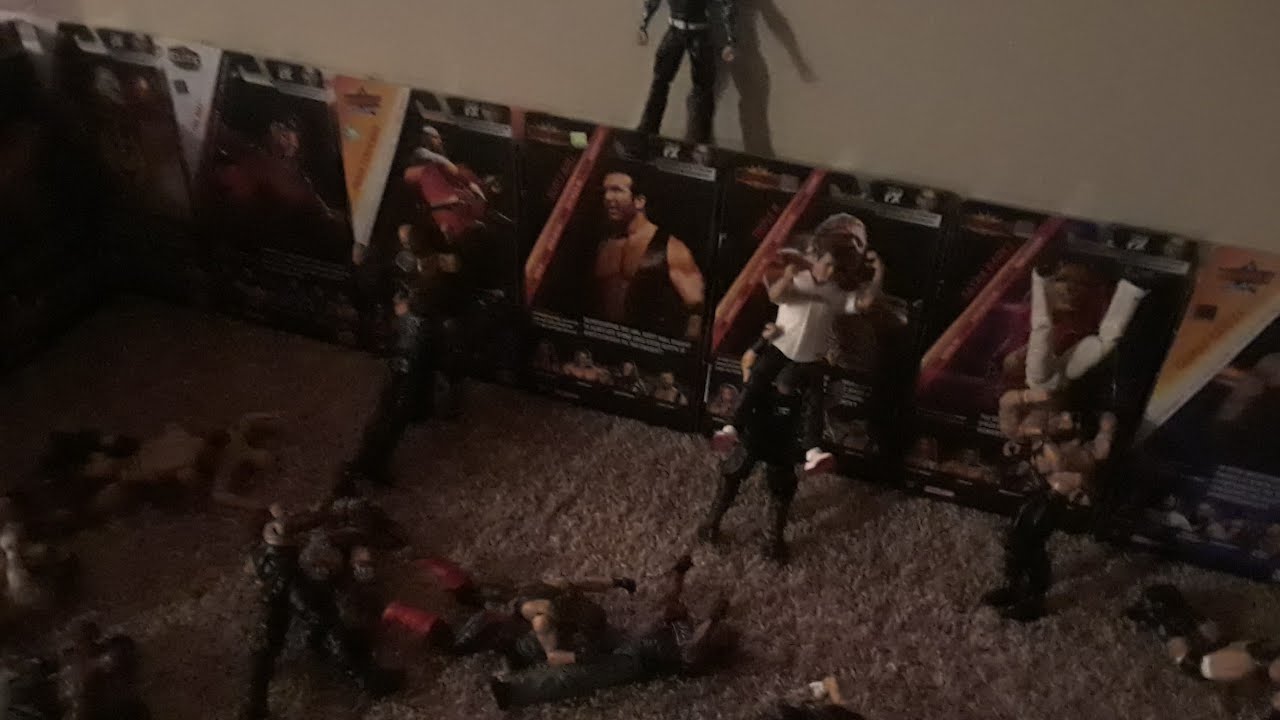WWE BACKSTAGE ACTION FIGURE SET UP - YouTube