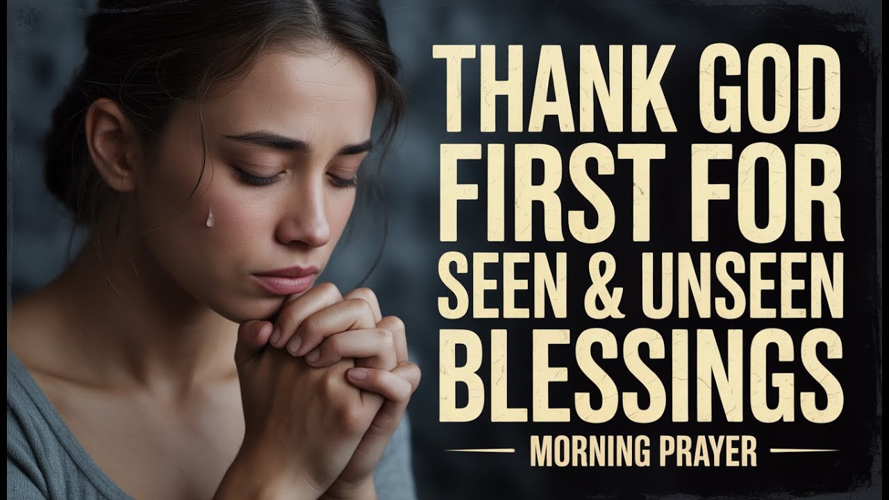 THANK GOD THE WAY JESUS DID — Powerful Morning Prayer of Gratitude | Start Your Day With God