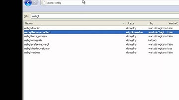Jak włączyć WebGL w Mozilla Firefox