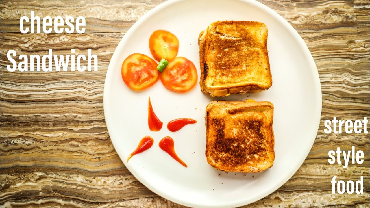 5 minutes Cheese Sandwich recipe| holla's kitchen veg recipes|street style food