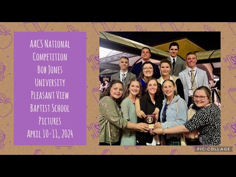 AACS National Competition ~ Pleasant View Baptist School ~ Pictures ~ April 10-11, 2024