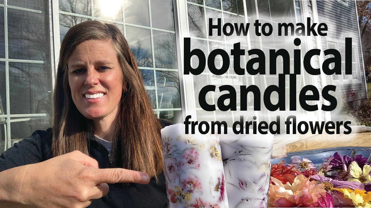 How To Make Dried Flower Candles