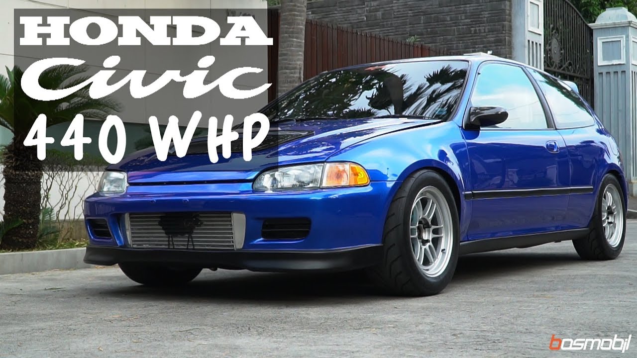 Honda Civic Estilo B18C Turbo 440 WHP YouTube