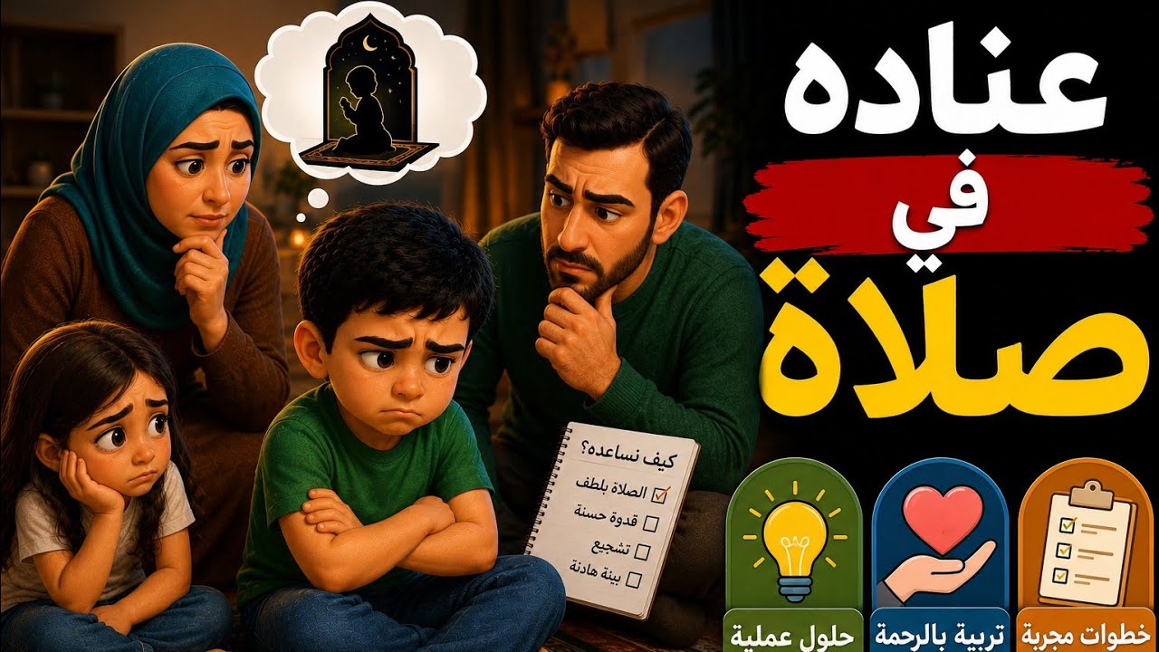 علاج عناد الطفل في الصلاة والصيام بدون صراخ أو تهديد