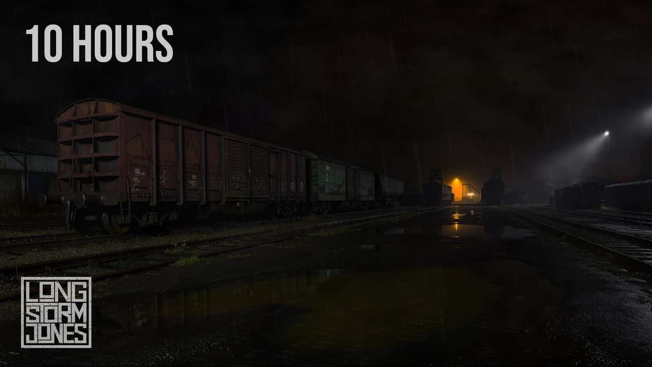 Смотреть «Ironhaven Freight Yard — Heavy Rain & Rolling Thunder in an Abandoned Rail Yard | 10 HOURS» на YouTube Смотреть «Ironhaven Freight Yard — Heavy Rain & Rolling Thunder in an Abandoned Rail Yard | 10 HOURS» на YouTube