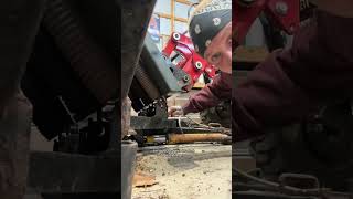 Current project… building a snow plow attachment dir our #rk25 Tractor