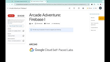 Arcade Adventure: Firebase I | #qwiklabs | #ARC240 | [With Explanation🗣️]