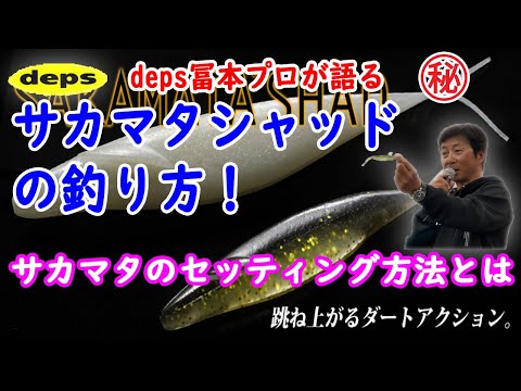 deps冨本プロが語るサカマタシャッドの釣り方