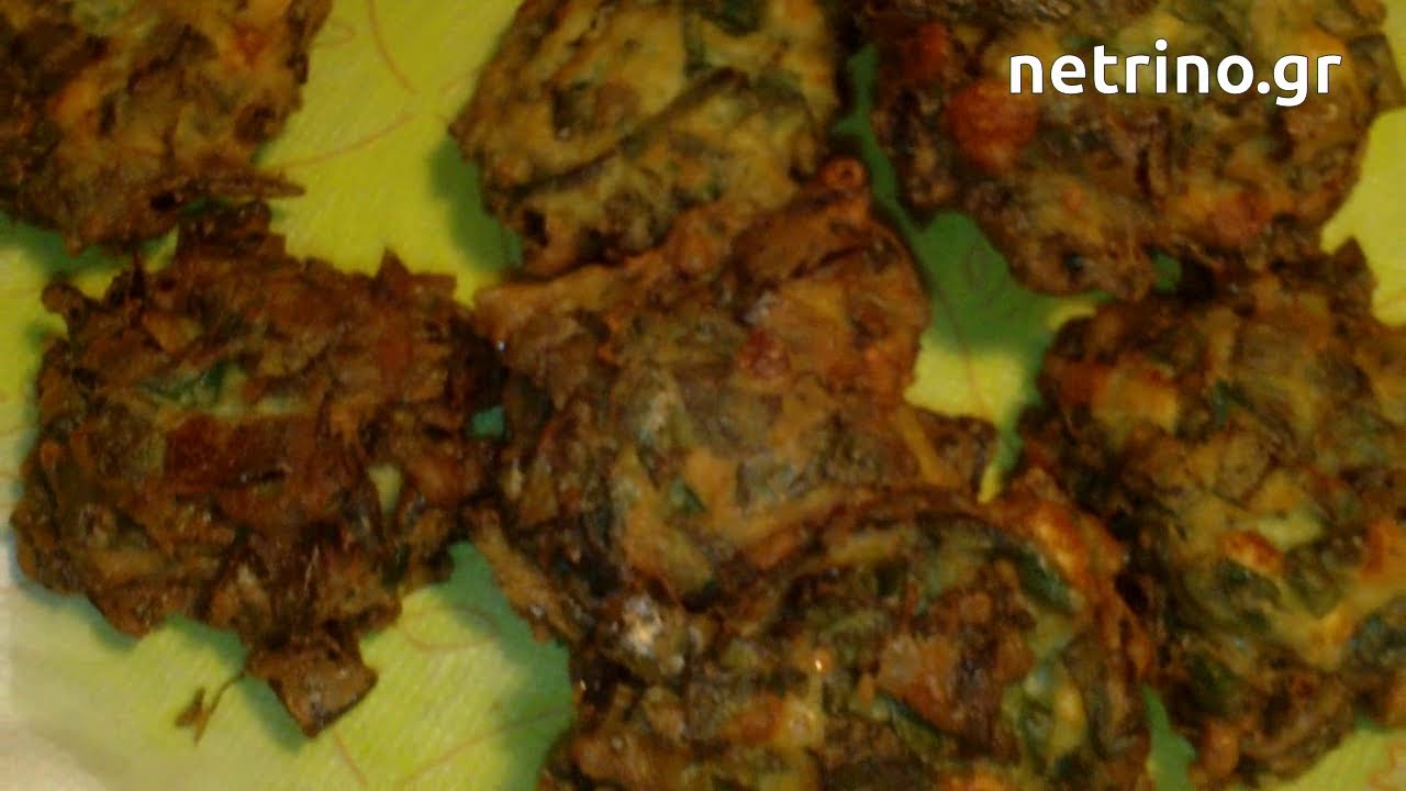 Κρεμμυδοκεφτέδες με φρέσκα κρεμμυδάκια