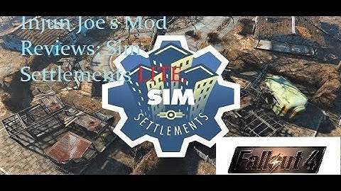 Fallout 4 Sim Settlements Lite Mod Review in HD