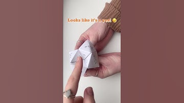 How to make a fortune teller!