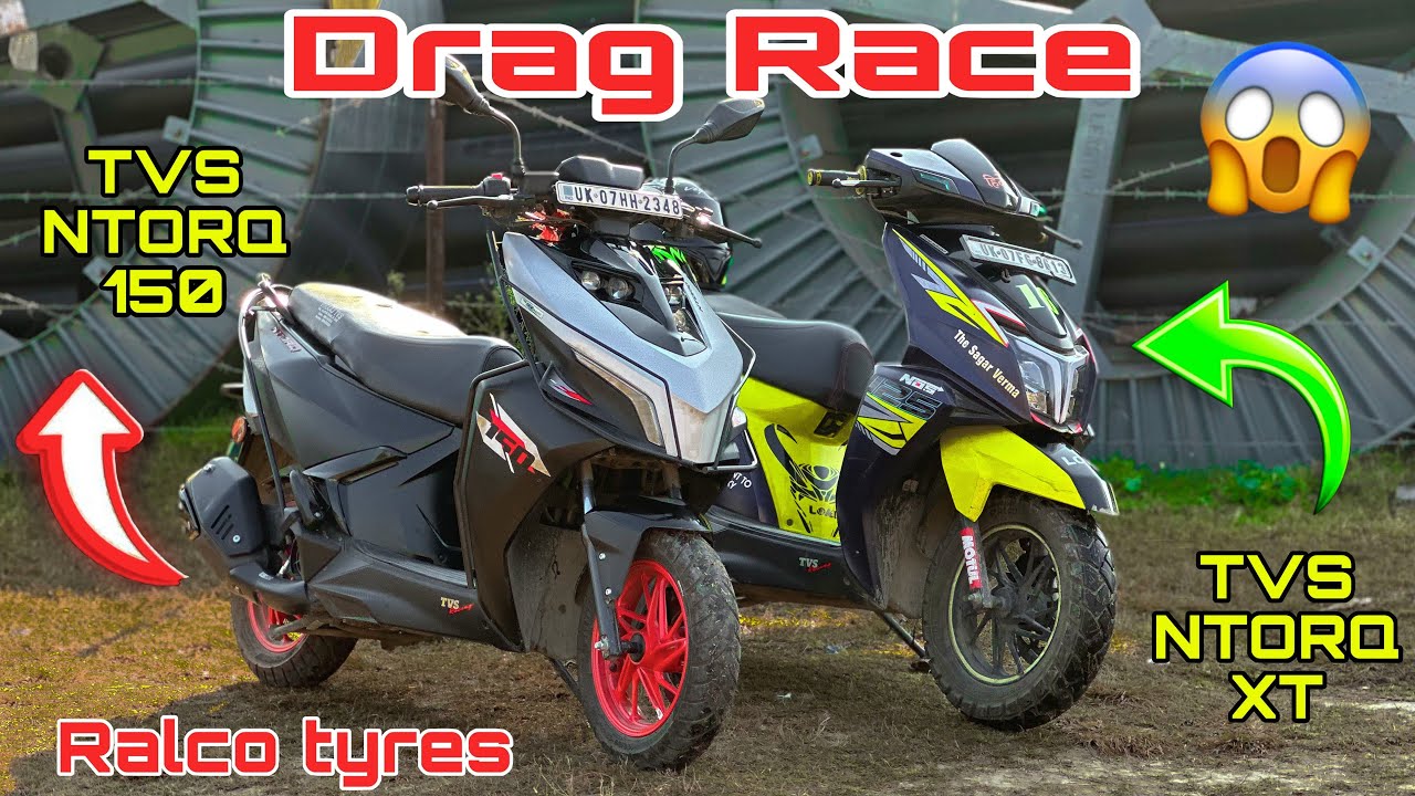 Drag race 🔥 tvs ntorq 150 vs tvs ntorq XT 125💚 | highway drag | TVS NTORQ XT