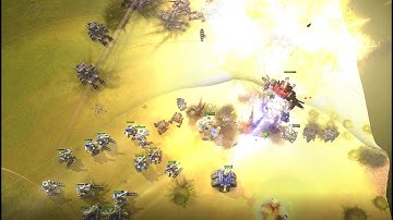 Beyond All Reason Gameplay 1v6 Barbarian AI (Failed Attempt)