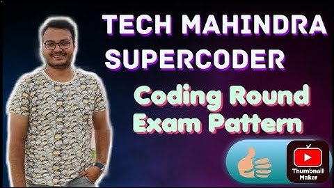 Tech Mahindra SUPERCODER Coding Exam Pattern Released || Detailed instructions and exam link mail