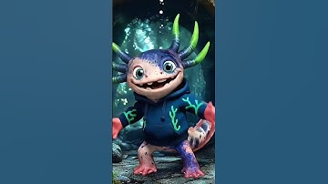This is Maxx! I designed and created him over a long period. Tons of iterations. He is an axolotl.
