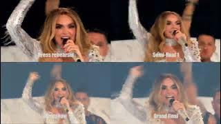 Melody - Esa Diva - Spain 🇪🇸 - Rehearsal vs Semifinal vs Jury Show vs Grand Final