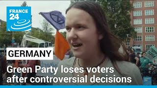 European elections: Germany's Green Party loses voters after controversial decisions • FRANCE 24